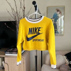 Nike Reversible Cropped Crewneck Sweater
